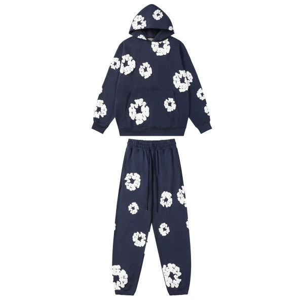 Denim Tears Cotton Wreath Tracksuit Neavy Blue Denim Tears Cotton Wreath Tracksuit Neavy Blue