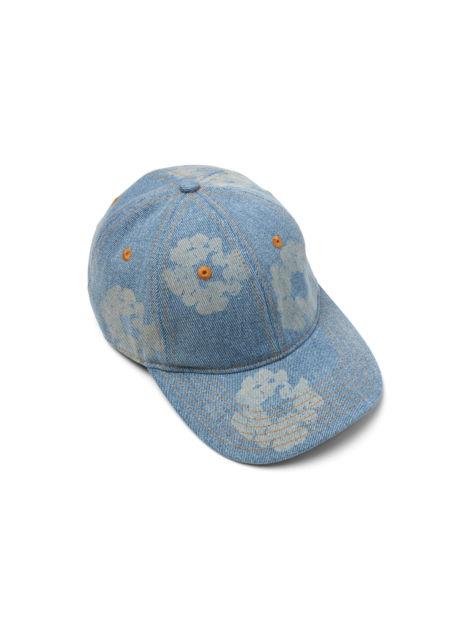 Mono Cotton Wreath Raw Denim Cap Light Wash Mono Cotton Wreath Raw Denim Cap Light Wash