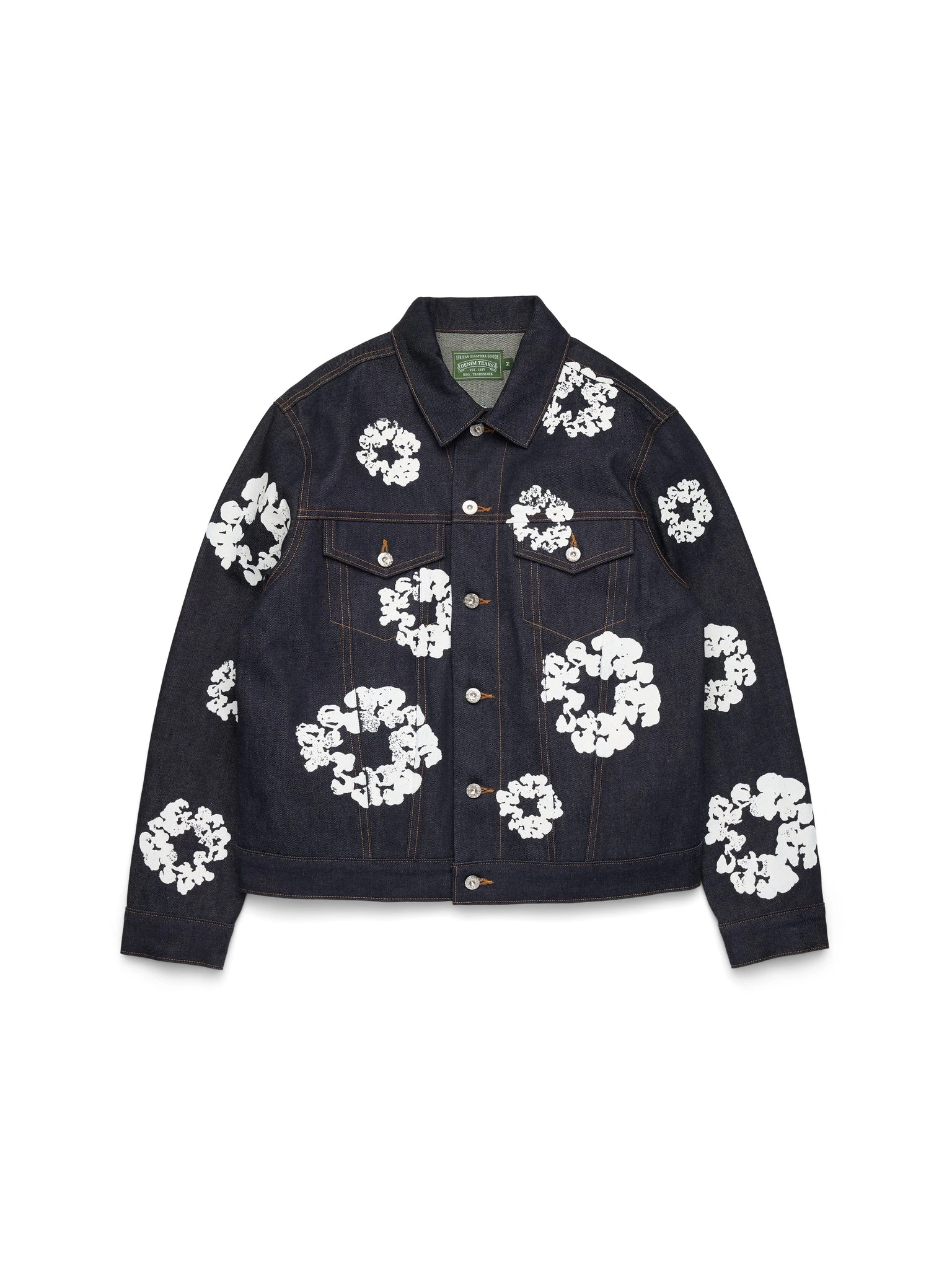 Cotton Wreath Denim Jacket Selvedge Cotton Wreath Denim Jacket Selvedge