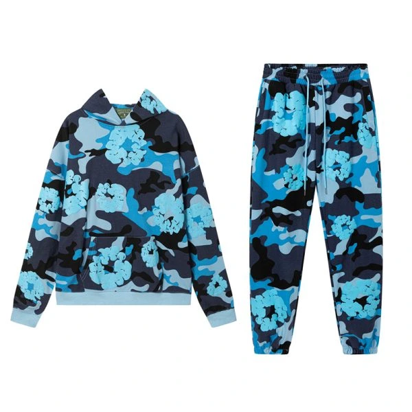 Denim Tears Drops Camo Cotton Wreath Blue Set Denim Tears Drops Camo Cotton Wreath Blue Set