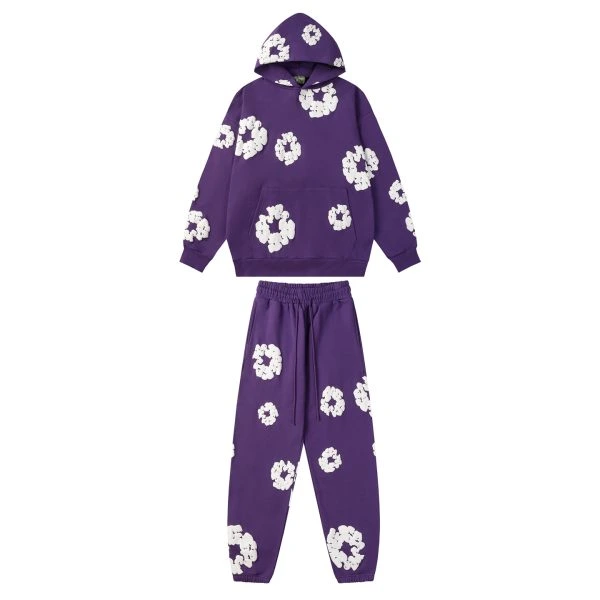 Denim Tears Cotton Wreath Tracksuit Purple Denim Tears Cotton Wreath Tracksuit Purple