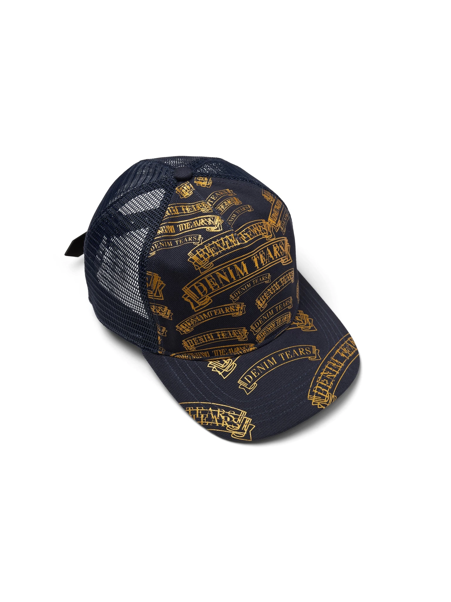 DT Stamp Pattern Trucker Hat Navy DT Stamp Pattern Trucker Hat Navy