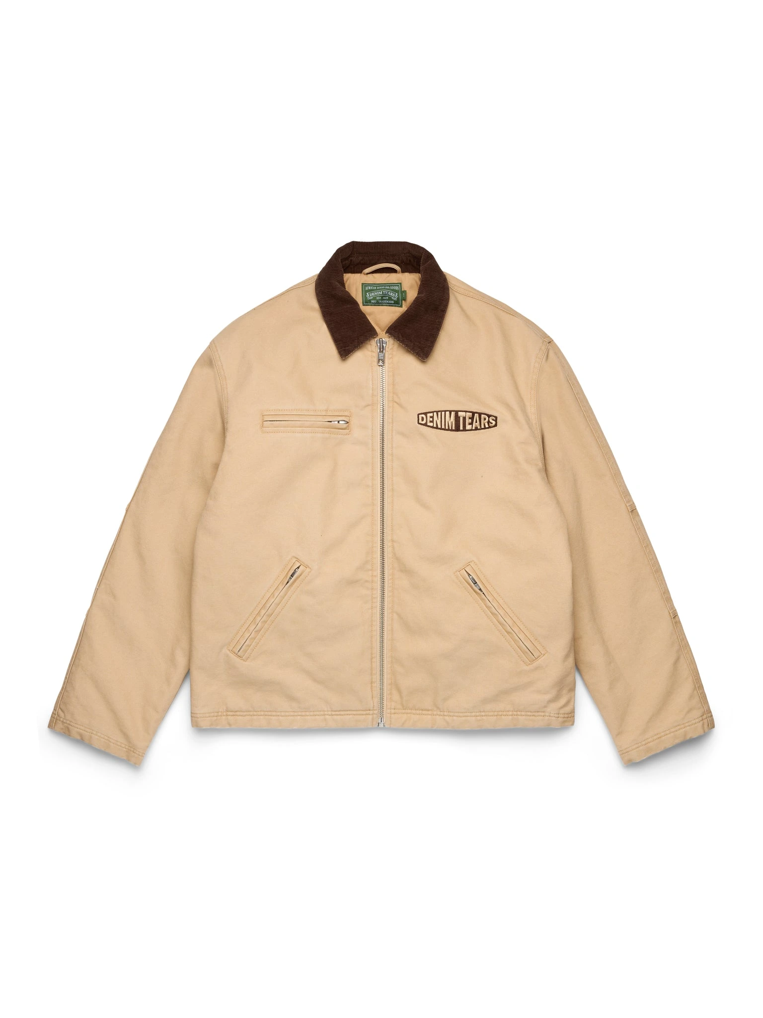 Every Tear Is A Star Work Jacket Khaki Every Tear Is A Star Work Jacket Khaki