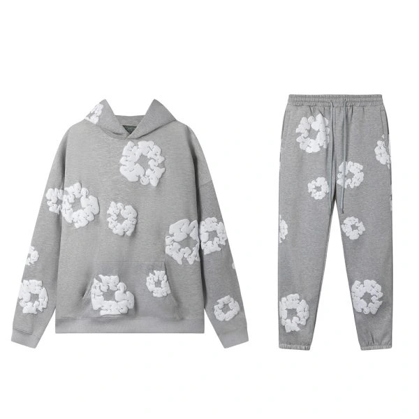 Denim Tears Signature Cotton Tracksuit Grey Denim Tears Signature Cotton Tracksuit Grey