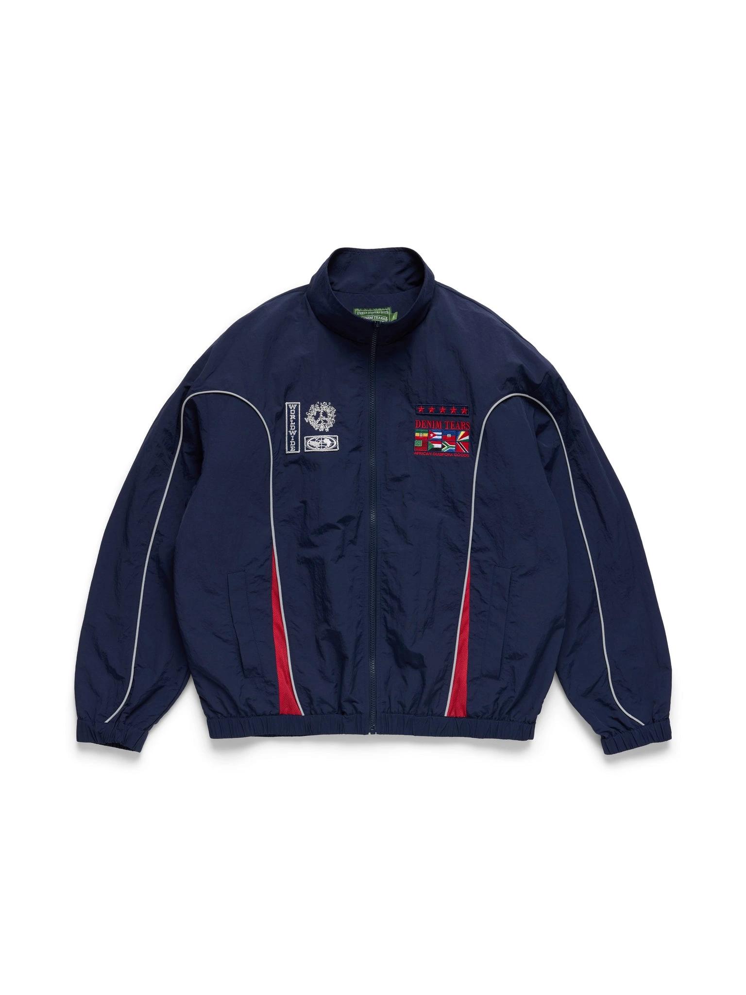 Diaspora Flag Track Jacket Navy Diaspora Flag Track Jacket Navy