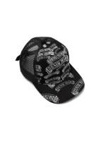 DT Stamp Pattern Trucker Hat Black