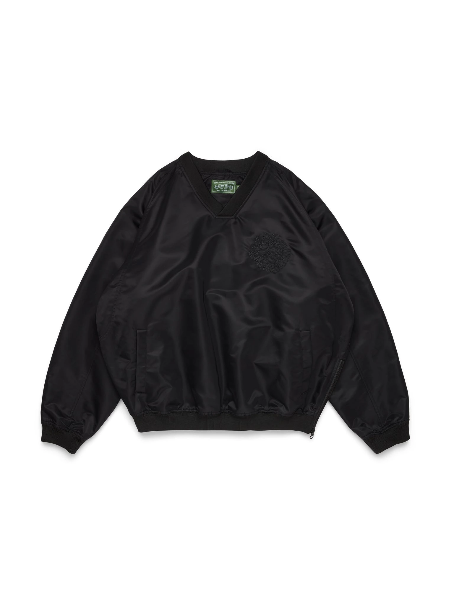Denim U Warm Up Pull Over Black Denim U Warm Up Pull Over Black