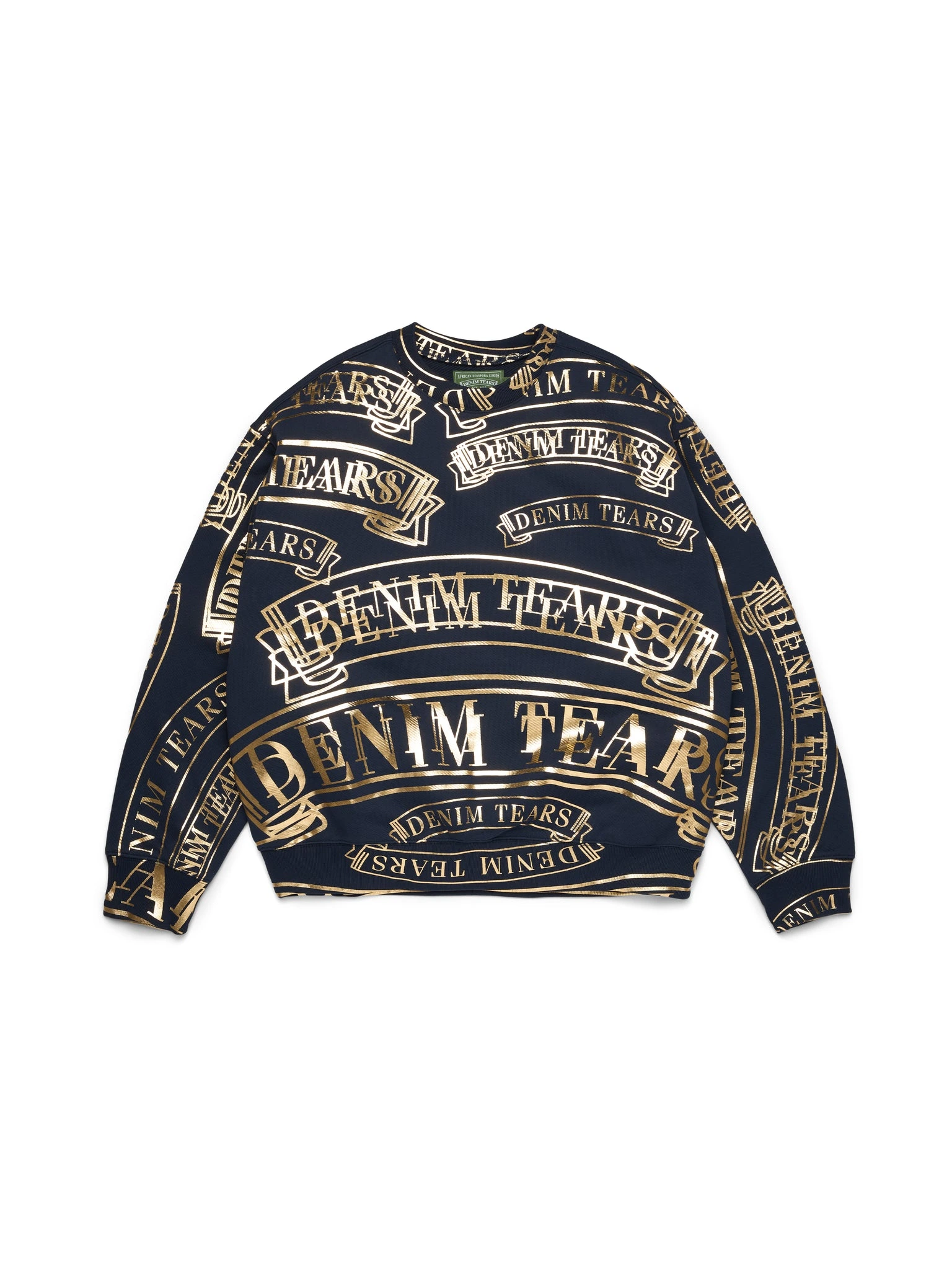 ADG Banner Print Crewneck Navy ADG Banner Print Crewneck Navy