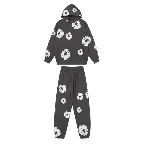 Denim Tears Cotton Wreath Tracksuit Charcoal Denim Tears Cotton Wreath Tracksuit Charcoal