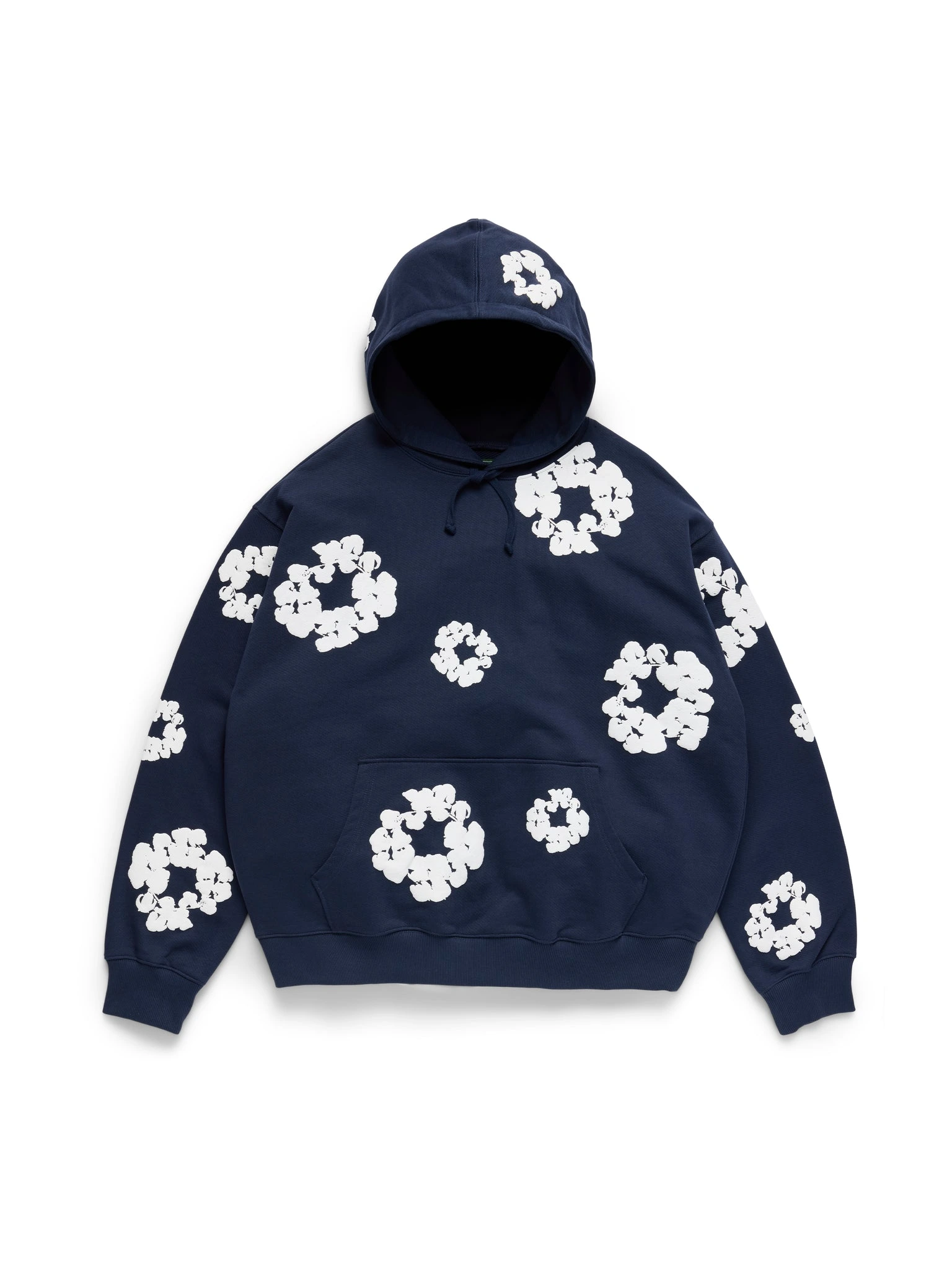 Cotton Wreath Hoodie Navy Cotton Wreath Hoodie Navy