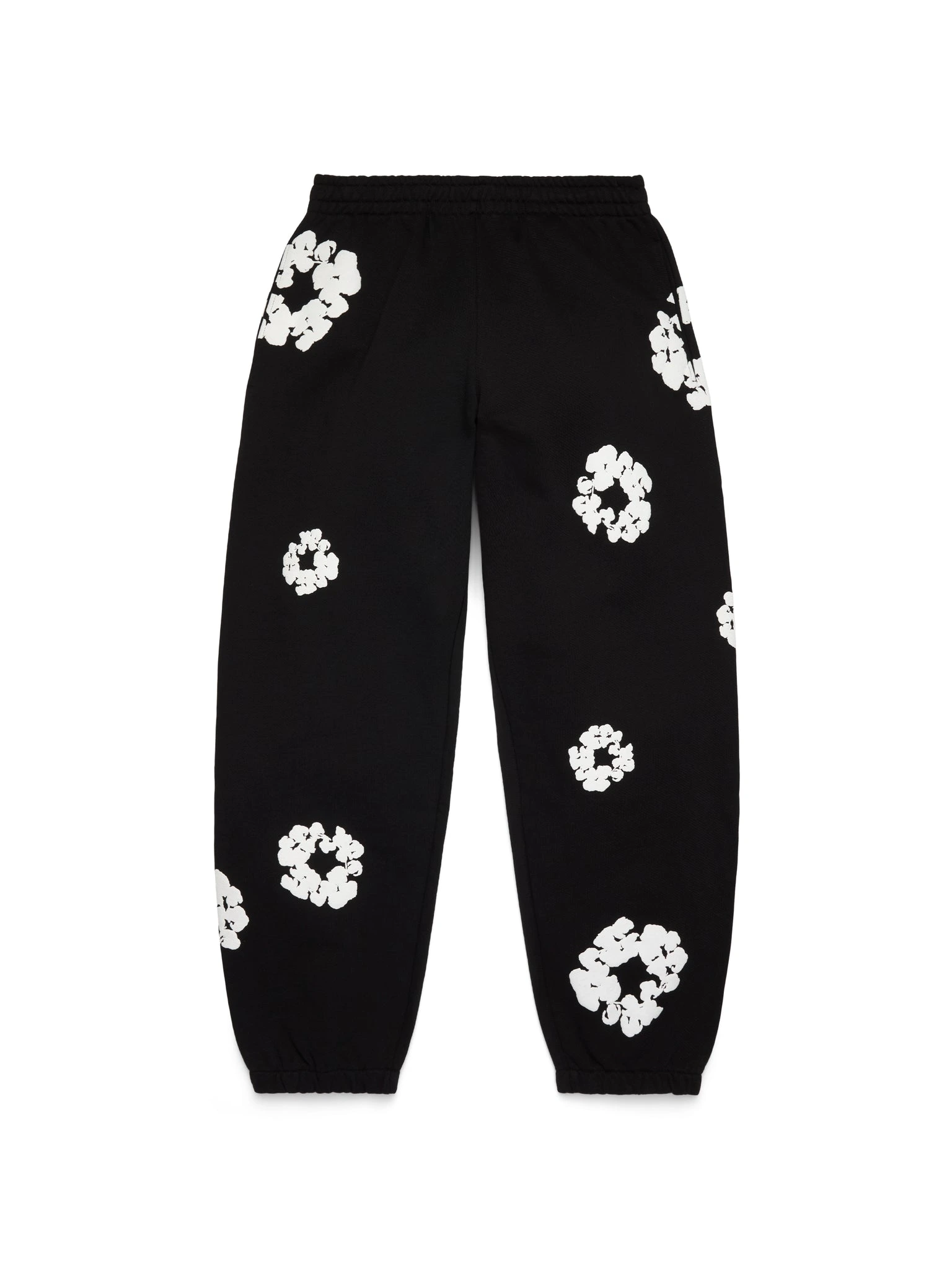 Cotton Wreath Sweatpants Black Cotton Wreath Sweatpants Black