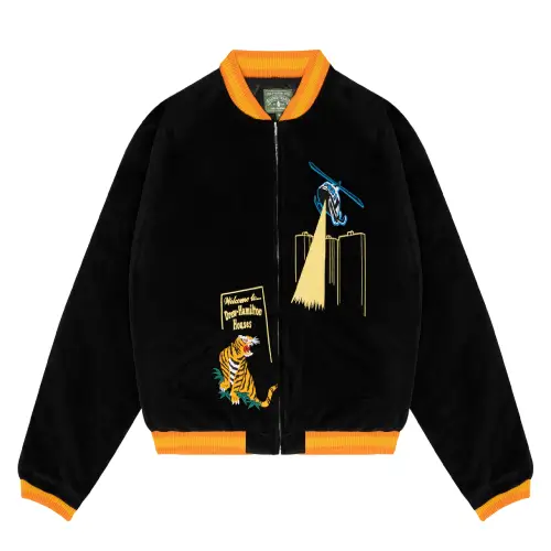 Denim Tears Tiger of Harlem Souvenir Jacket Denim Tears Tiger of Harlem Souvenir Jacket