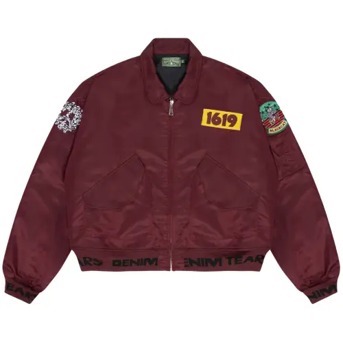 Denim Tears “Trans-Atlantic Flight Jacket” Maroon Denim Tears “Trans-Atlantic Flight Jacket” Maroon