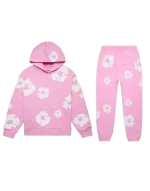 Denim Tears Cotton Wreath Sweatsuit Pink