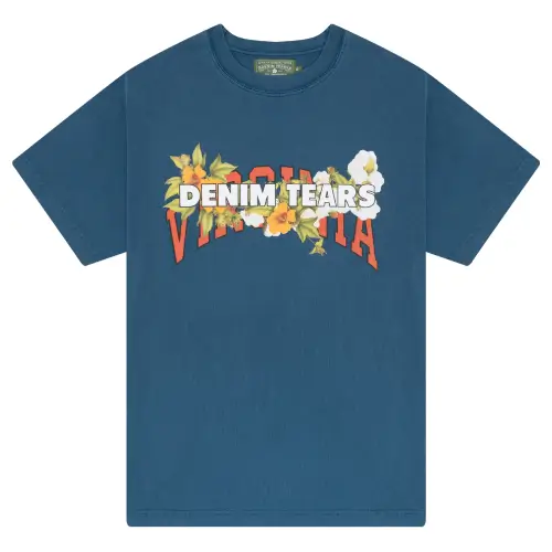 Denim Tears Virginia 1619 T-Shirt Navy Denim Tears Virginia 1619 T-Shirt Navy