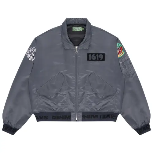 Denim Tears “Trans-Atlantic Flight Jacket” Steel Blue Denim Tears “Trans-Atlantic Flight Jacket” Steel Blue
