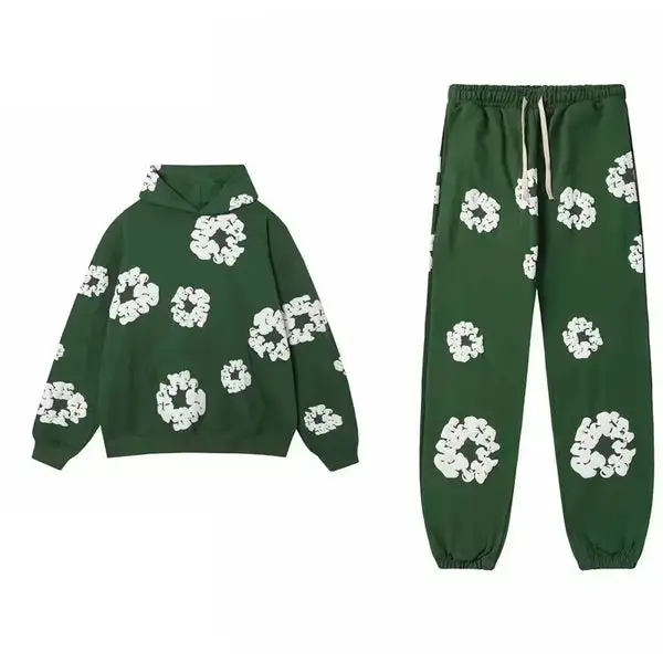 Denim Tears Cotton Wreath Tracksuit Green Denim Tears Cotton Wreath Tracksuit Green