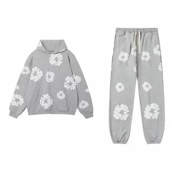 Denim Tears Cotton Wreath Tracksuit Grey Denim Tears Cotton Wreath Tracksuit Grey