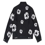 Denim Tears Type – 2 All Over Wreath Jacket Black