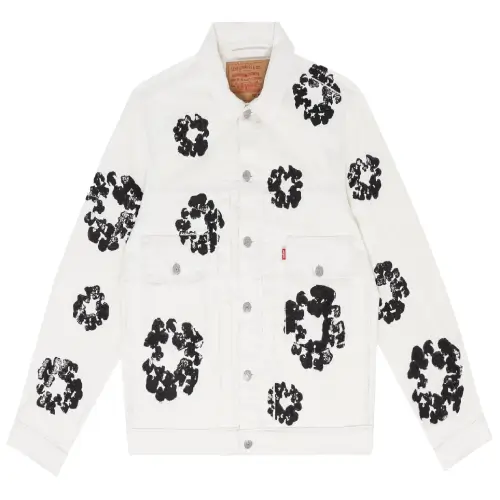 Denim Tears Type – 2 All Over Wreath Jacket White Denim Tears Type – 2 All Over Wreath Jacket White