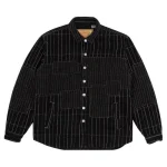 Denim Tears Peace Patchwork Padded Jacket Black