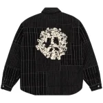Denim Tears Peace Patchwork Padded Jacket Black