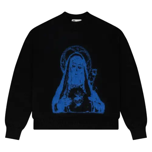 Denim Tears Black Madonna Mohair Sweater Denim Tears Black Madonna Mohair Sweater