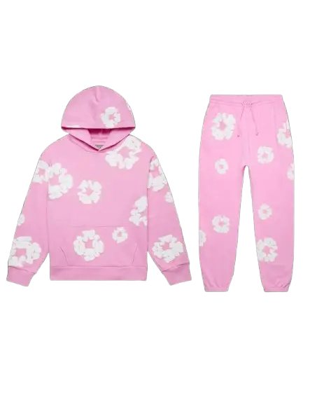 Denim Tears Cotton Wreath Sweatsuit Pink Denim Tears Cotton Wreath Sweatsuit Pink