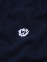 Peace Wreath Polo Navy