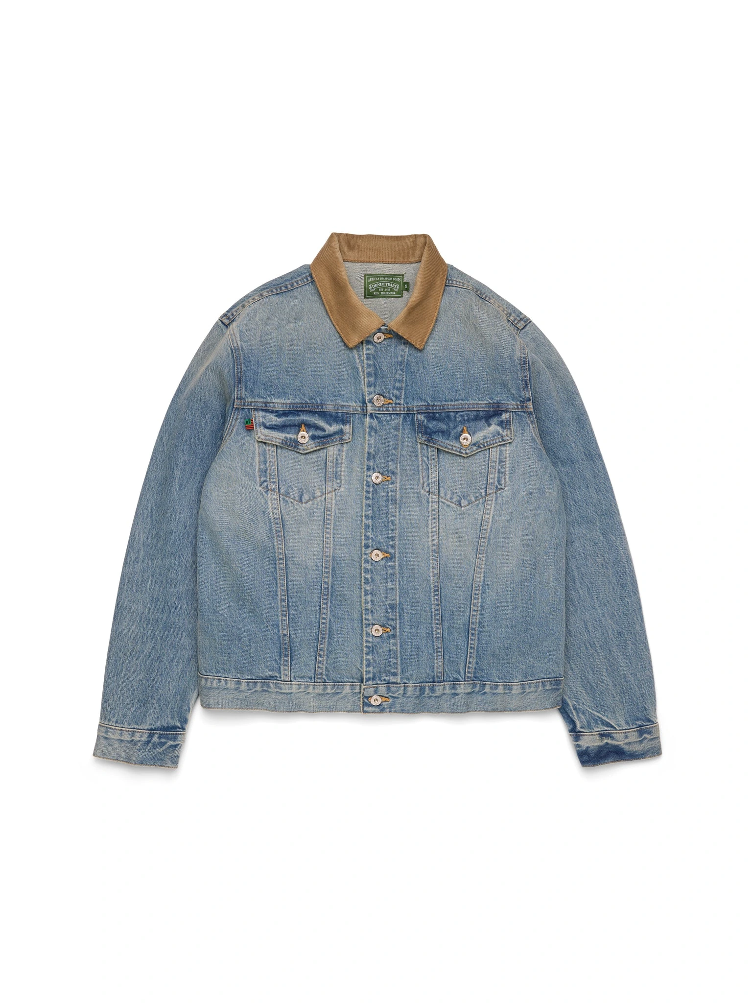 Flag Denim Jacket Light Wash Flag Denim Jacket Light Wash