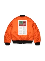Cotton Wreath MA-1 Bomber Jacket Black
