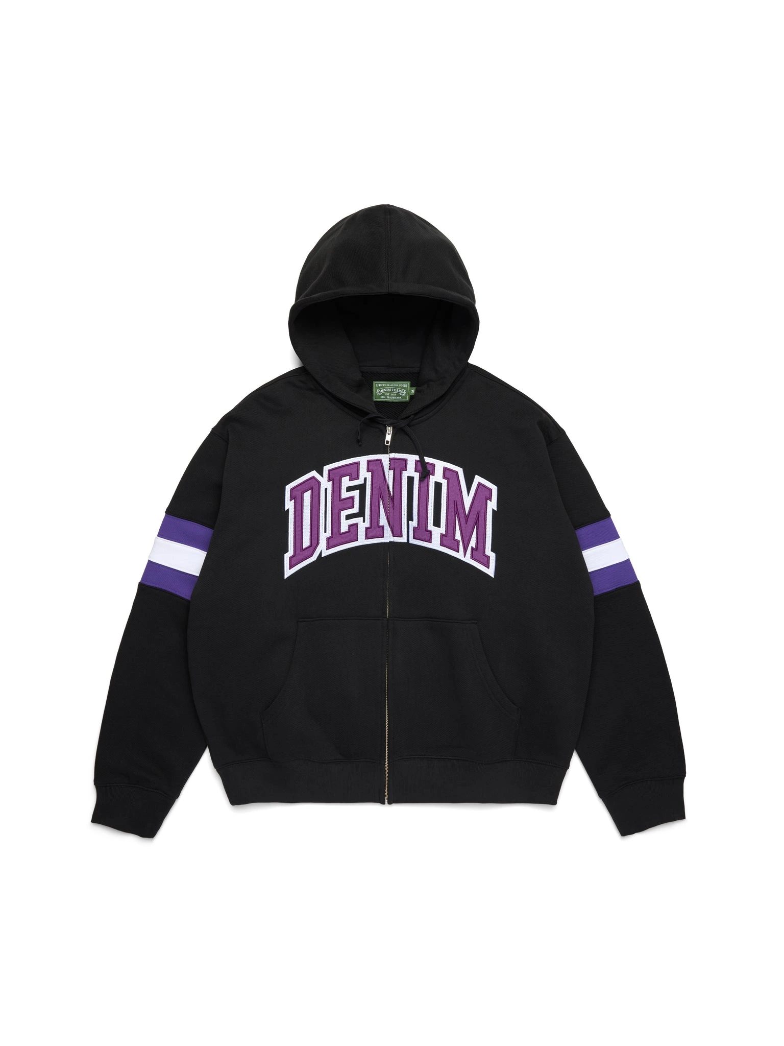 DT Stripe Zip Hoodie Black DT Stripe Zip Hoodie Black