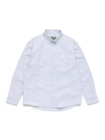 Peace Wreath Oxford Shirt Blue