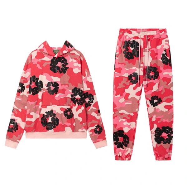 Denim Tears Drops Camo Cotton Wreath Coral pink Set Denim Tears Drops Camo Cotton Wreath Coral pink Set